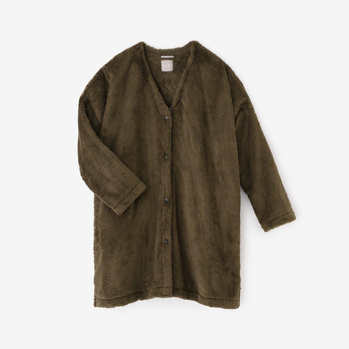 ボア Vネック ライトチュニックコート