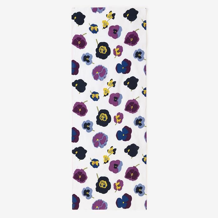 伊勢木綿 textile手ぬぐい／三色すみれ 集（しゅう）