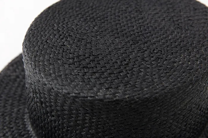 Raffia Can-Can Hut / nasse Feder Farbe