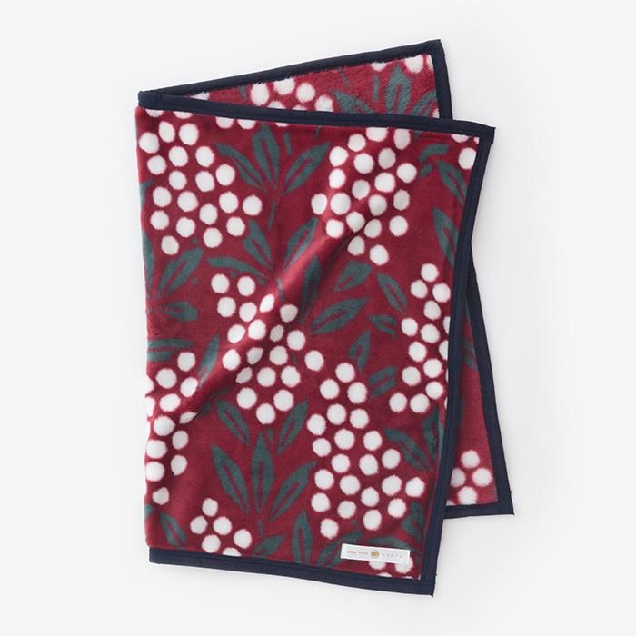 SOU・SOU×丸眞 ひざ掛け／南天竹（なんてんちく）