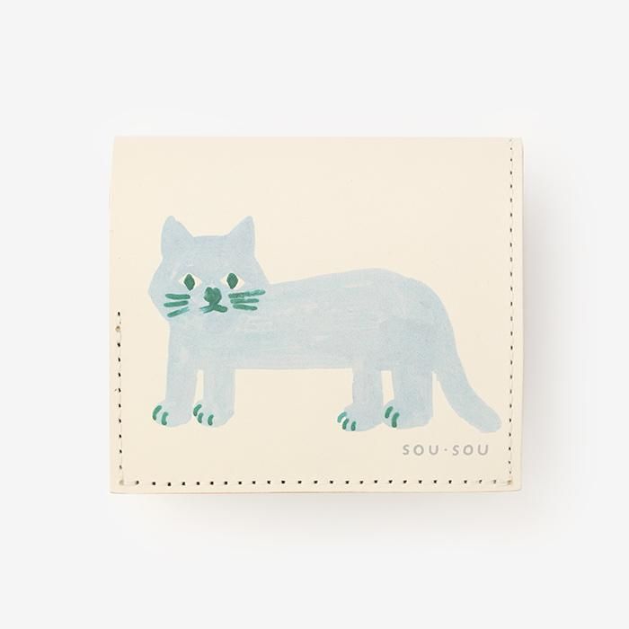 SOU・SOU×クアトロガッツ 小さいふ。／福（ふく）ねこ