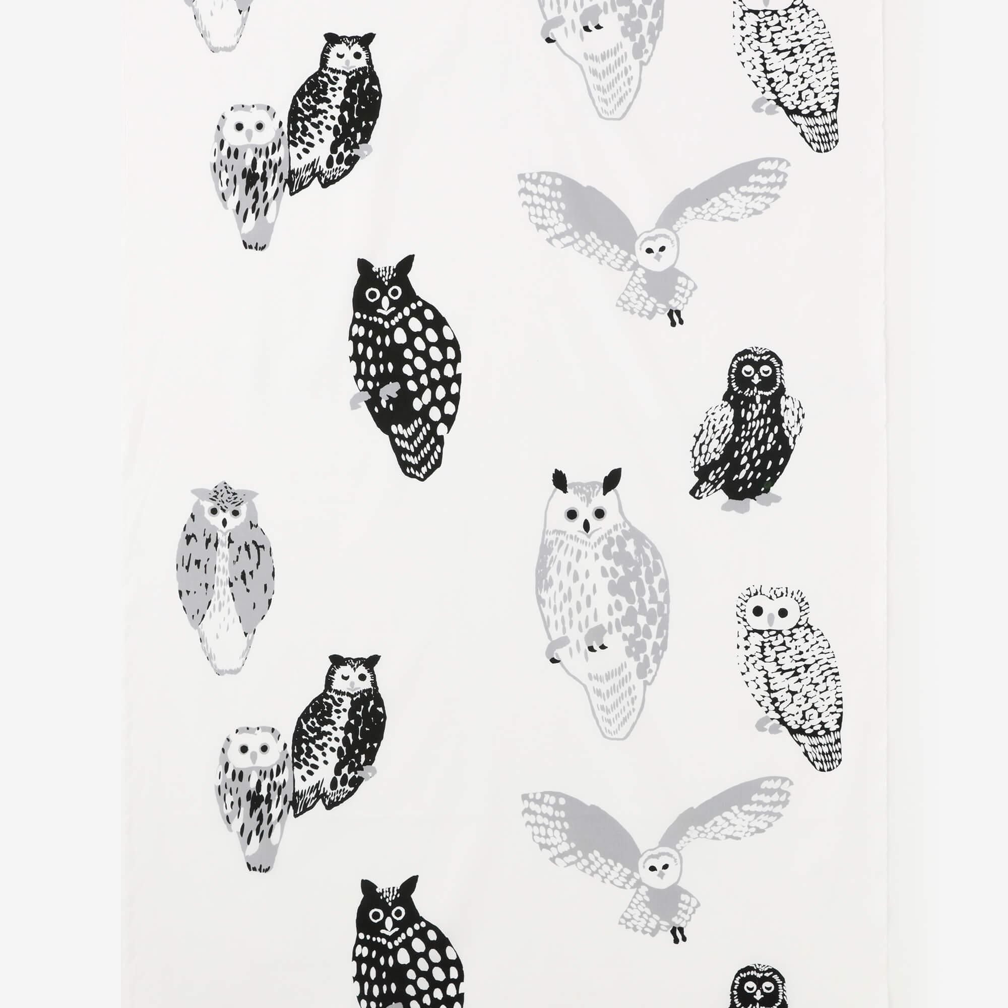 テキスタイル計り売り （21番手平織）／ふくろう＜50cm＞