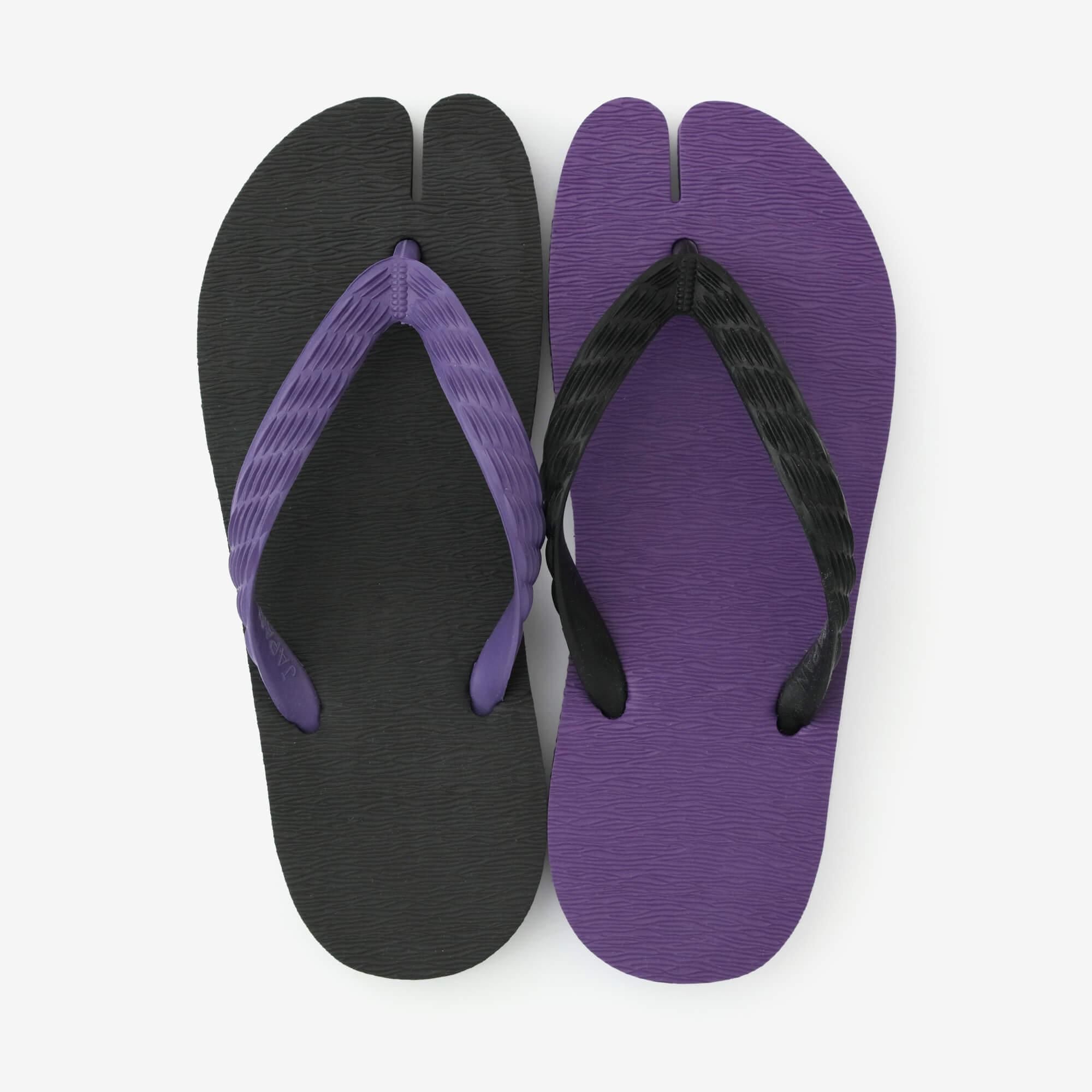 千日足袋／菖蒲色（しょうぶいろ）×濡羽色（ぬればいろ）