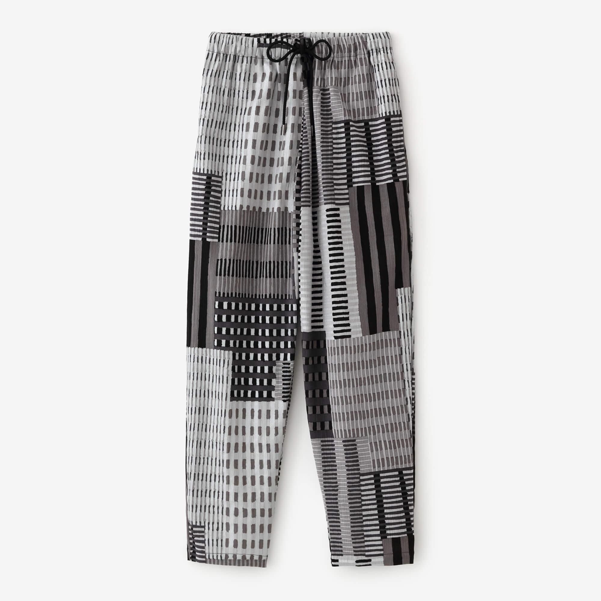 【net limited】Chizimi Cotton 20/20 Easy Tapered Pants / Skyscraper