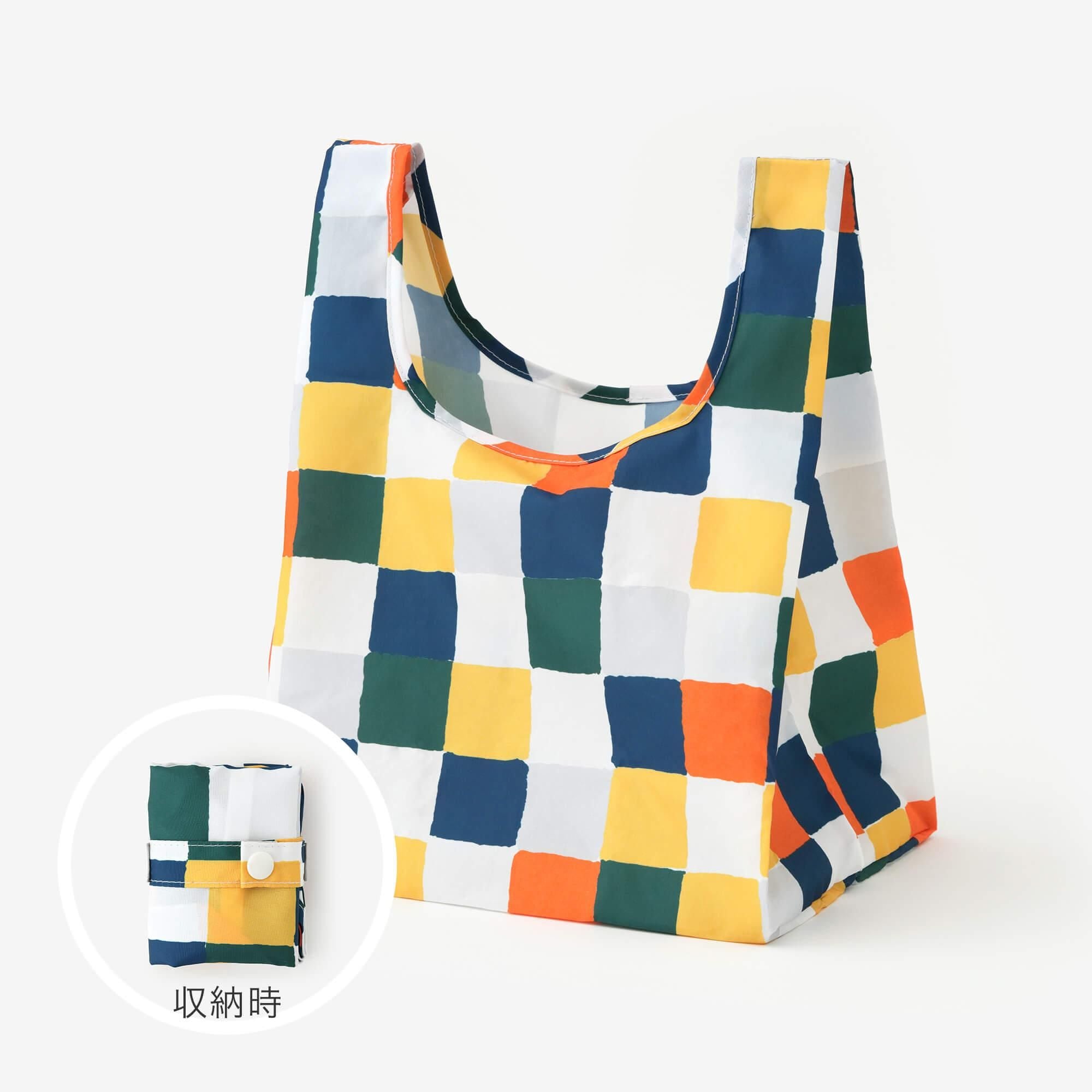 SOU・SOU×丸眞 ミニエコバッグ／日々（ひび）