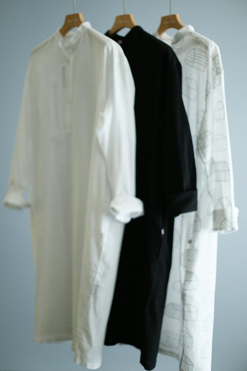 （Yousou．）高島縮 20/20 グランシャツワンピース