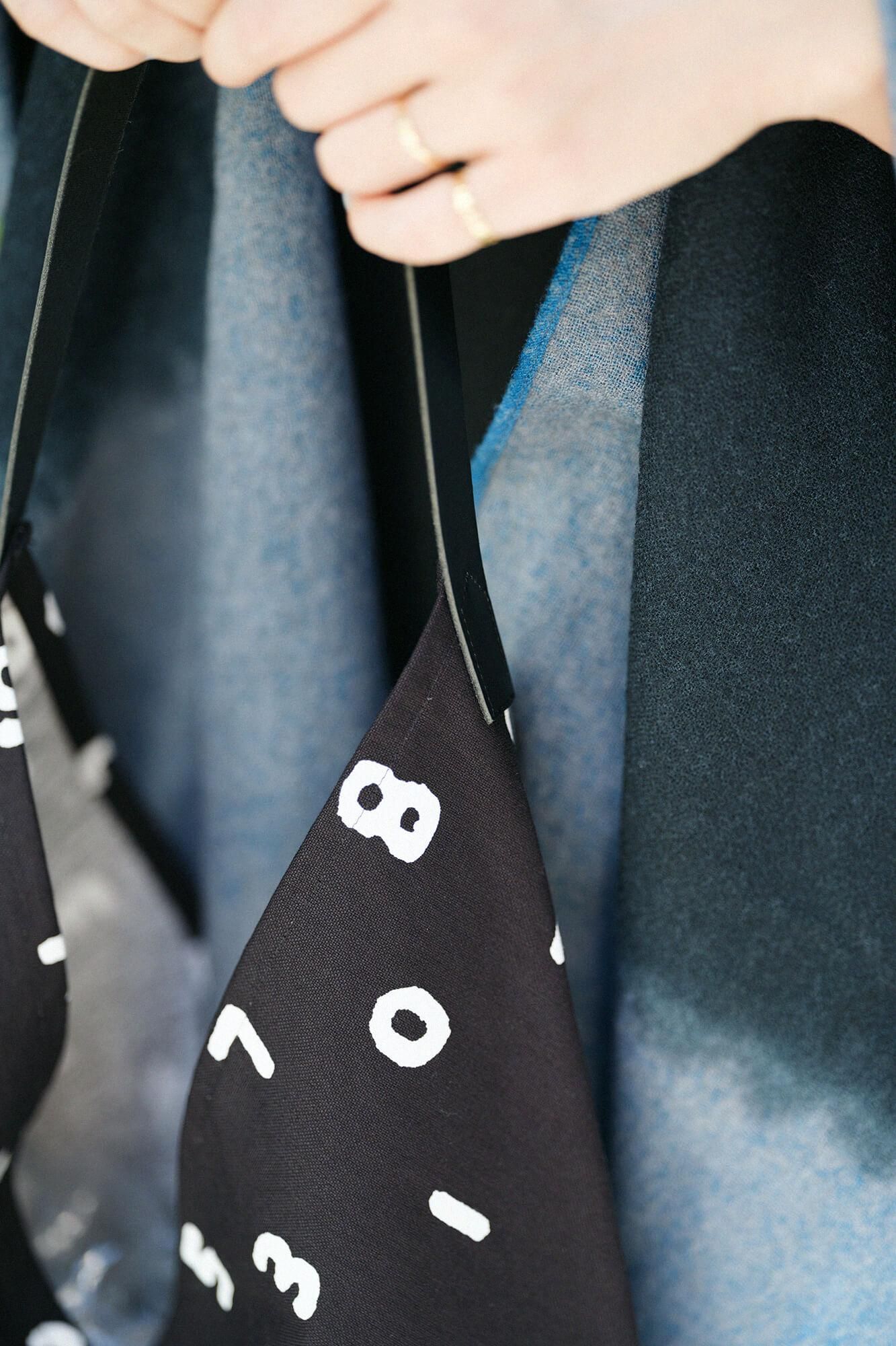 一切袋 穏（いっさいぶくろ おだやか）／SO-SU-U 濡羽色（ぬればいろ）×つくも