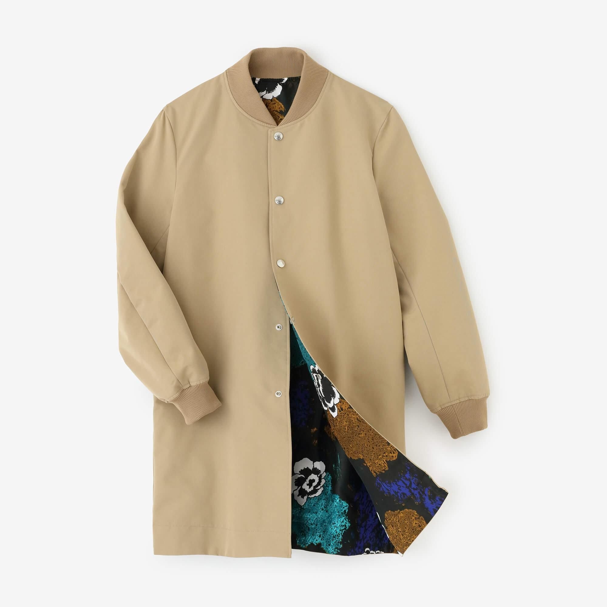 【net限定】60双ギャバジン リバーシブルブルゾン／木蘭色（もくらんじき）×原石（げんせき）