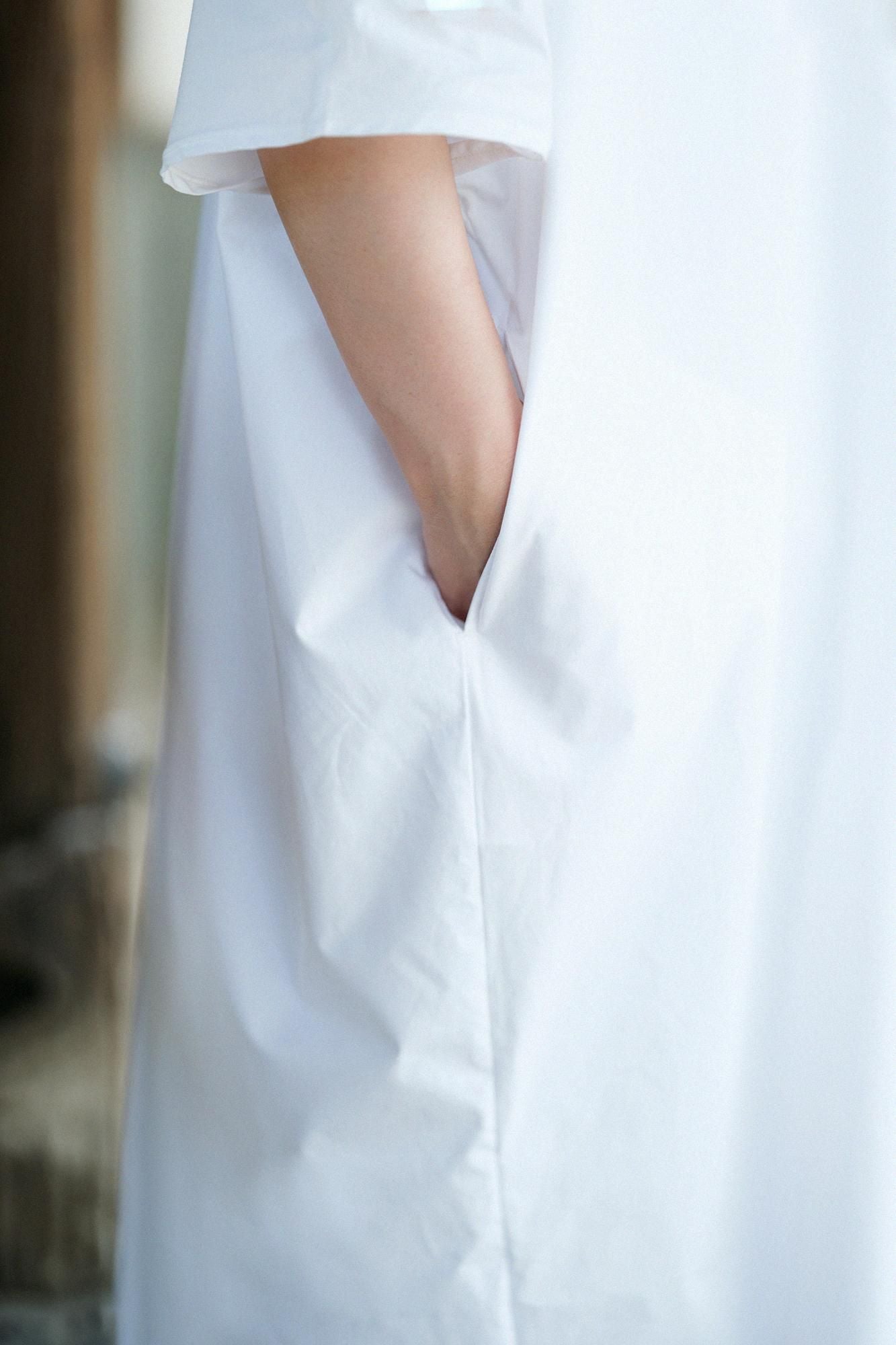 Robe Largo à manches Dolman longueur maxi/Tsukumo