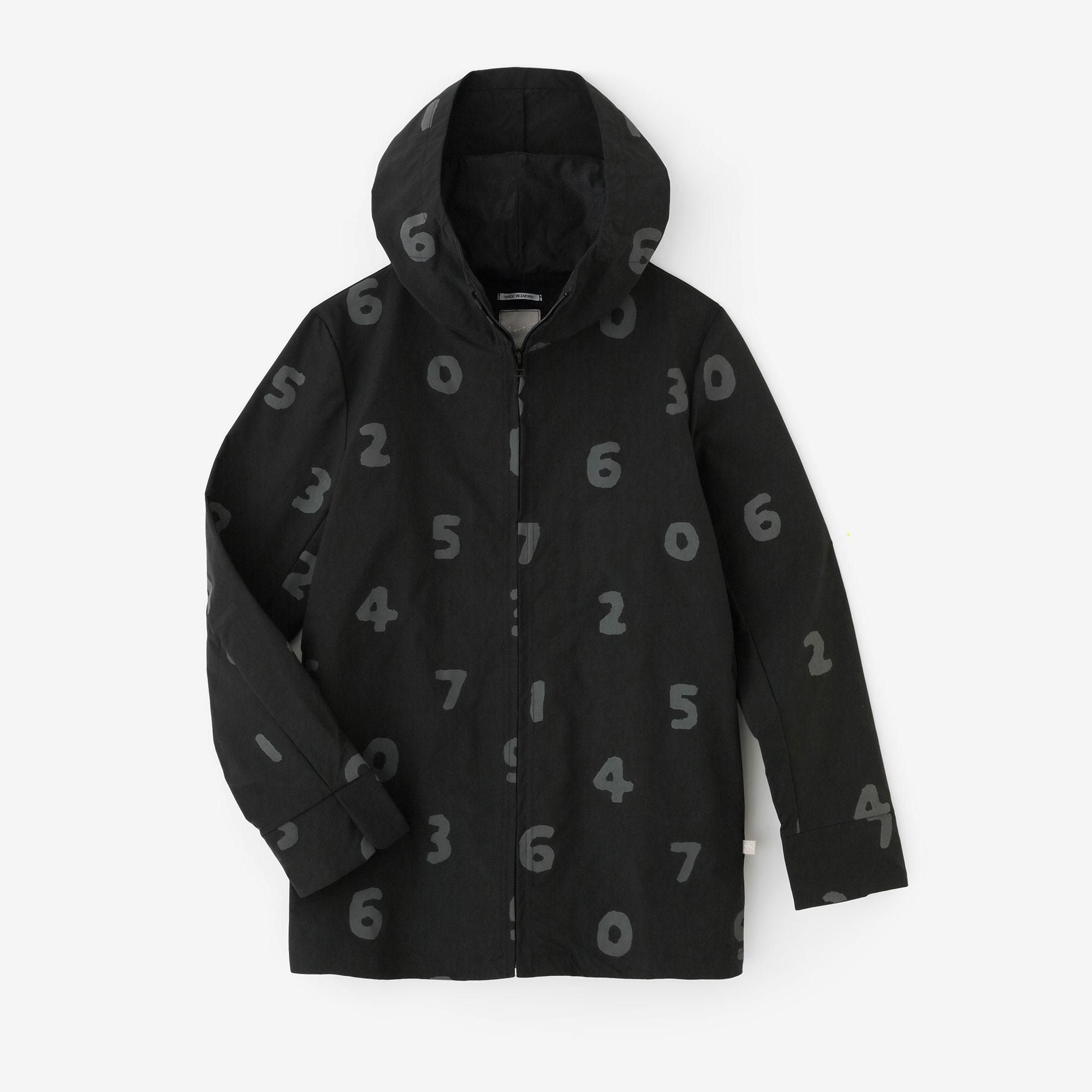 撥水 強撚ピーチスキン フーディー／SO-SU-U 濡羽色（ぬればいろ）▲