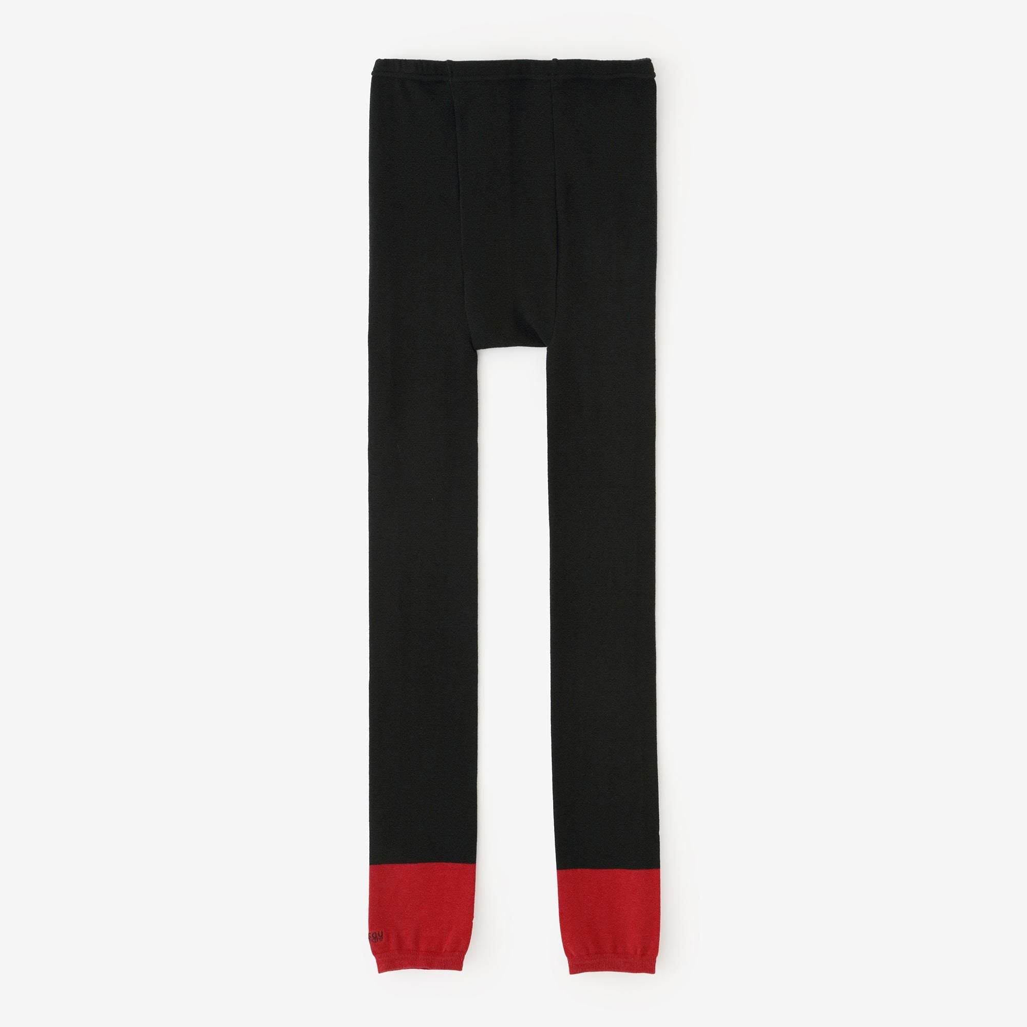 C.C deportare レギンス・ANKLE／ブラック×ルビー