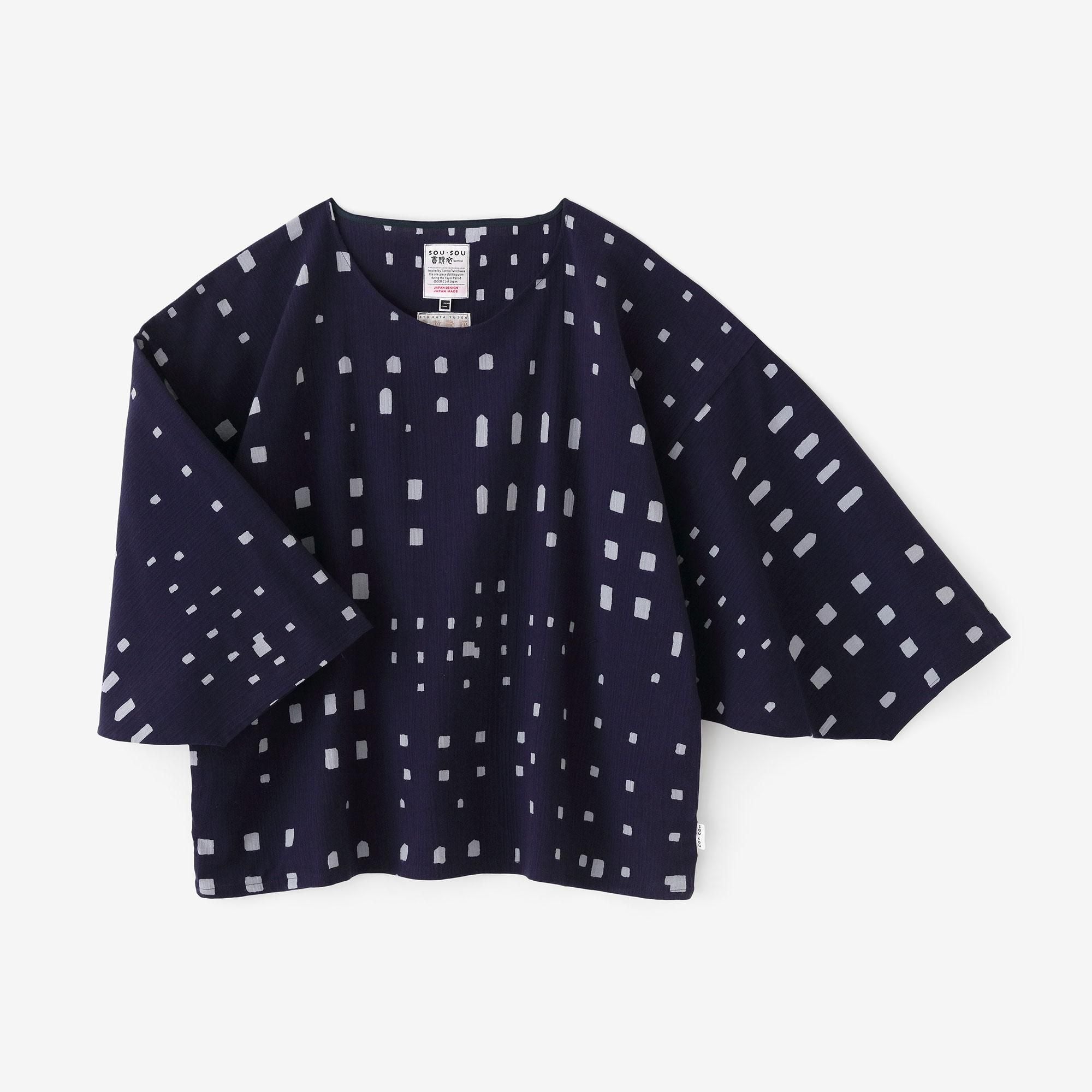 高島縮 20/20 薙刀四角衣（なぎなたしかくい）／窓（まど）