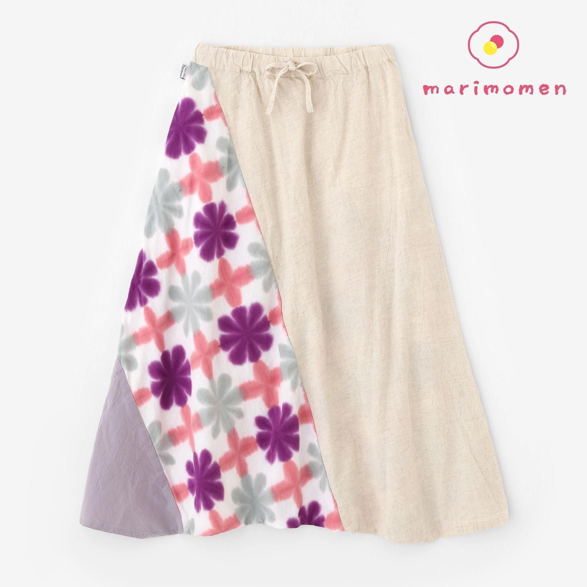 まり木綿 有松鳴海絞り 伊勢木綿 20/20 麻混 富士（ふじ） ／雪花（せっか） しば桜