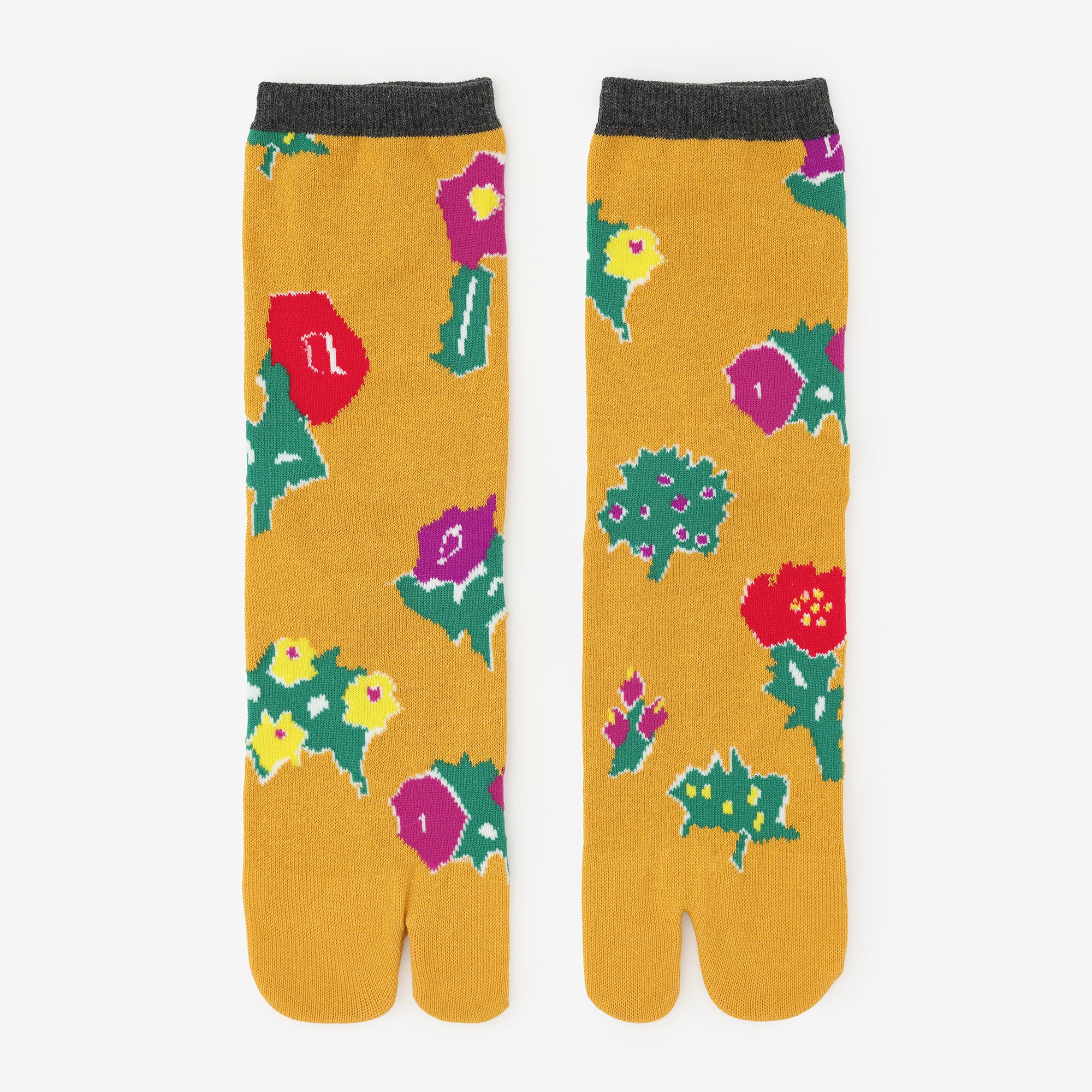 Tabi Socks (Mid-calf)／Floral Dance【Men・Women】