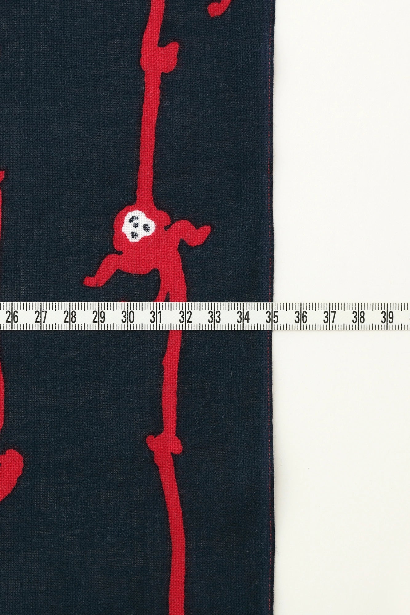 Textile vendu au poids (tenugui en coton Ise) / Singe <50cm>