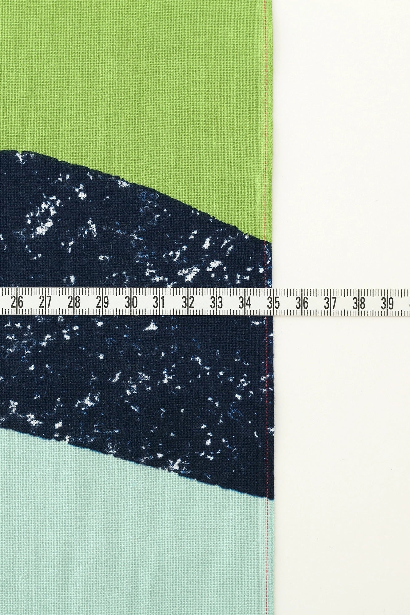 텍스타일 원단 （이세모멘 테누구이) / Higashiyama Thrik Six Pines ao (Soso) <50cm>