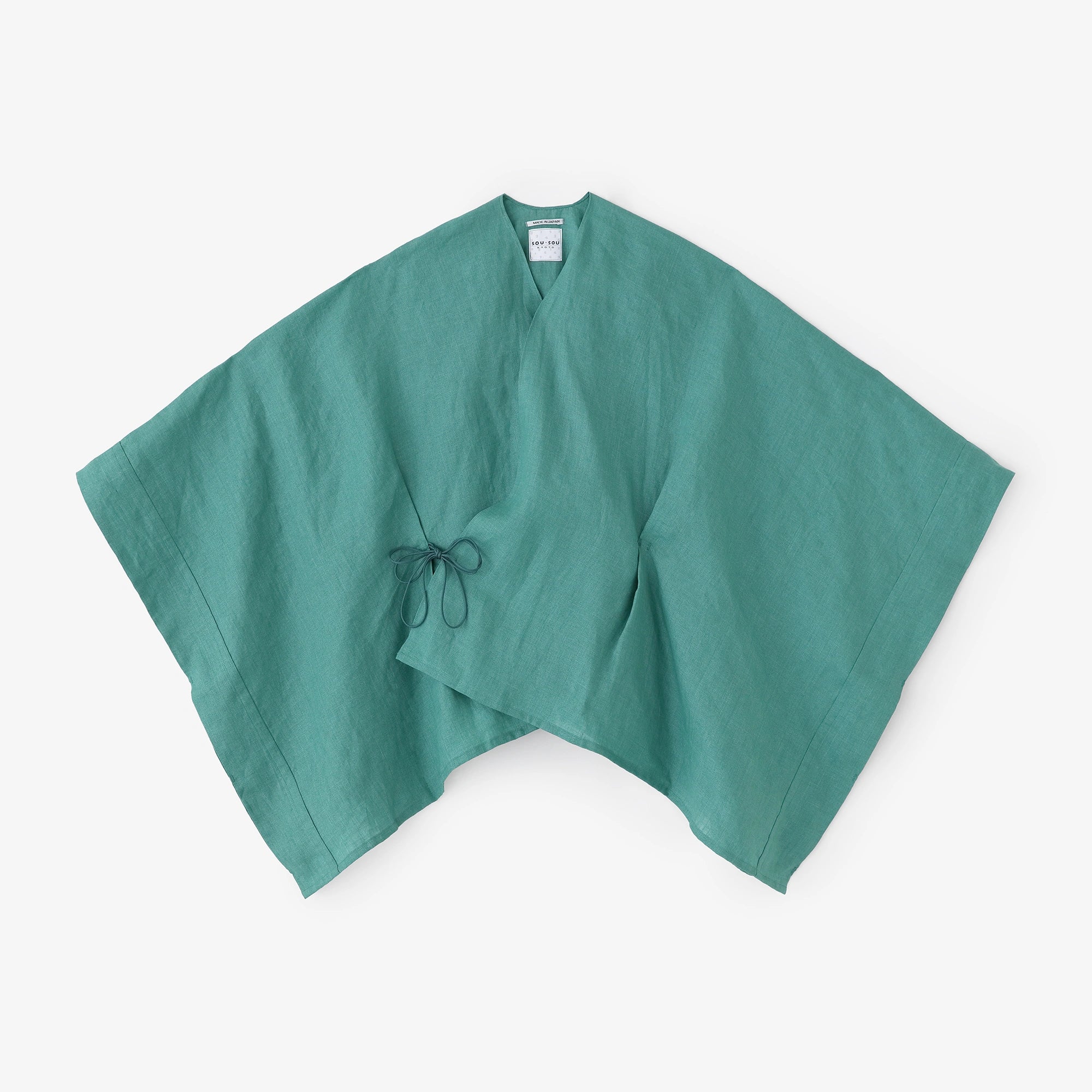 麻 きさらぎ 短丈（みじかたけ）／緑青色（ろくしょういろ）