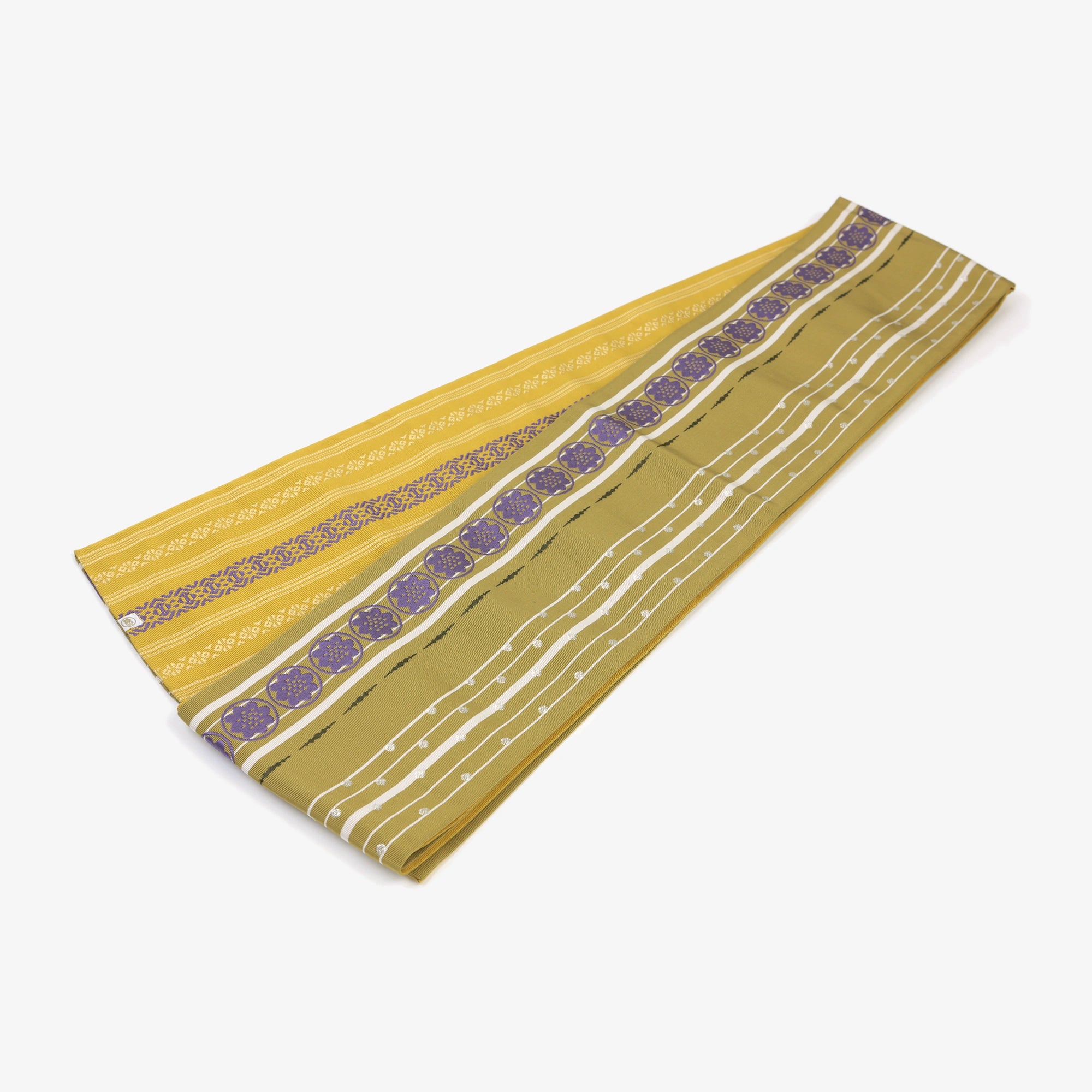Hakata 반 폭이 작은 가방 Obi/Golden Kogane Odo