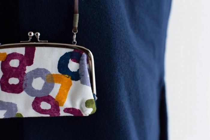 12号帆布 軟（なん）がま口 （親子）／SO-SU-U とりどり 秋の収穫