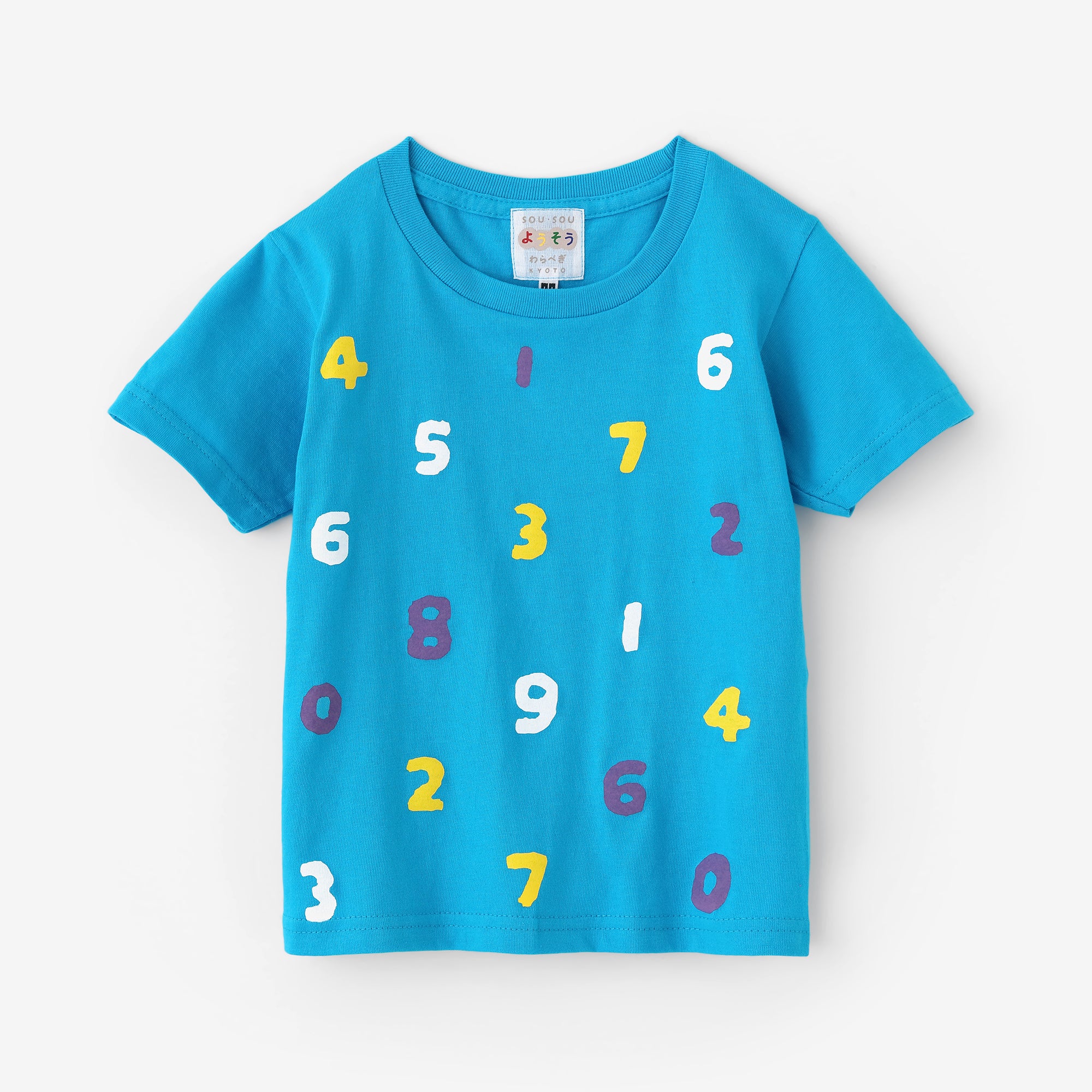 ●そすうみつみ はんそでTシャツ／みずいろ