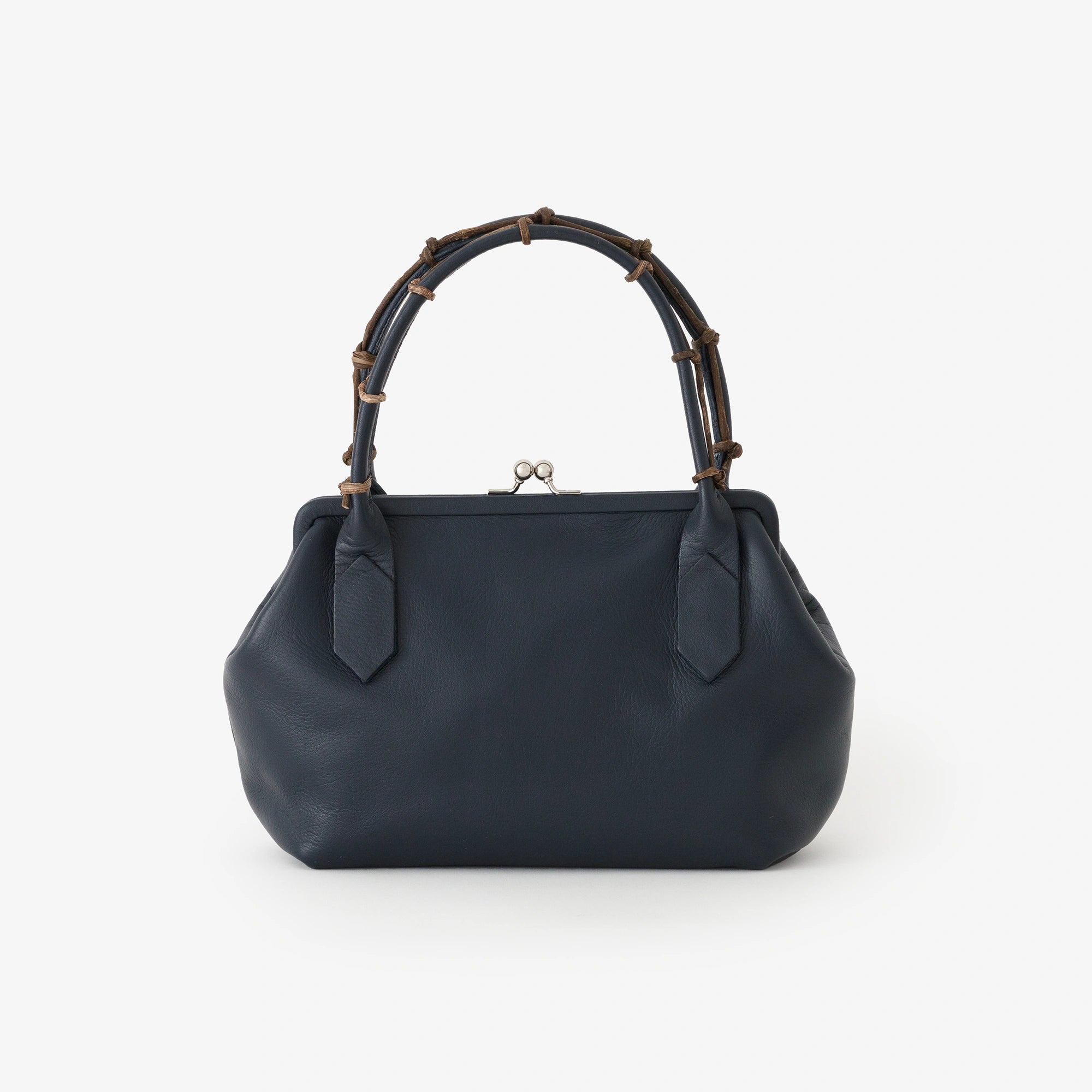 SOU・SOU×Y’SACCS 藤蔓手提（ふじづるてさげ）がま／濃紺（のうこん）×菊づくし