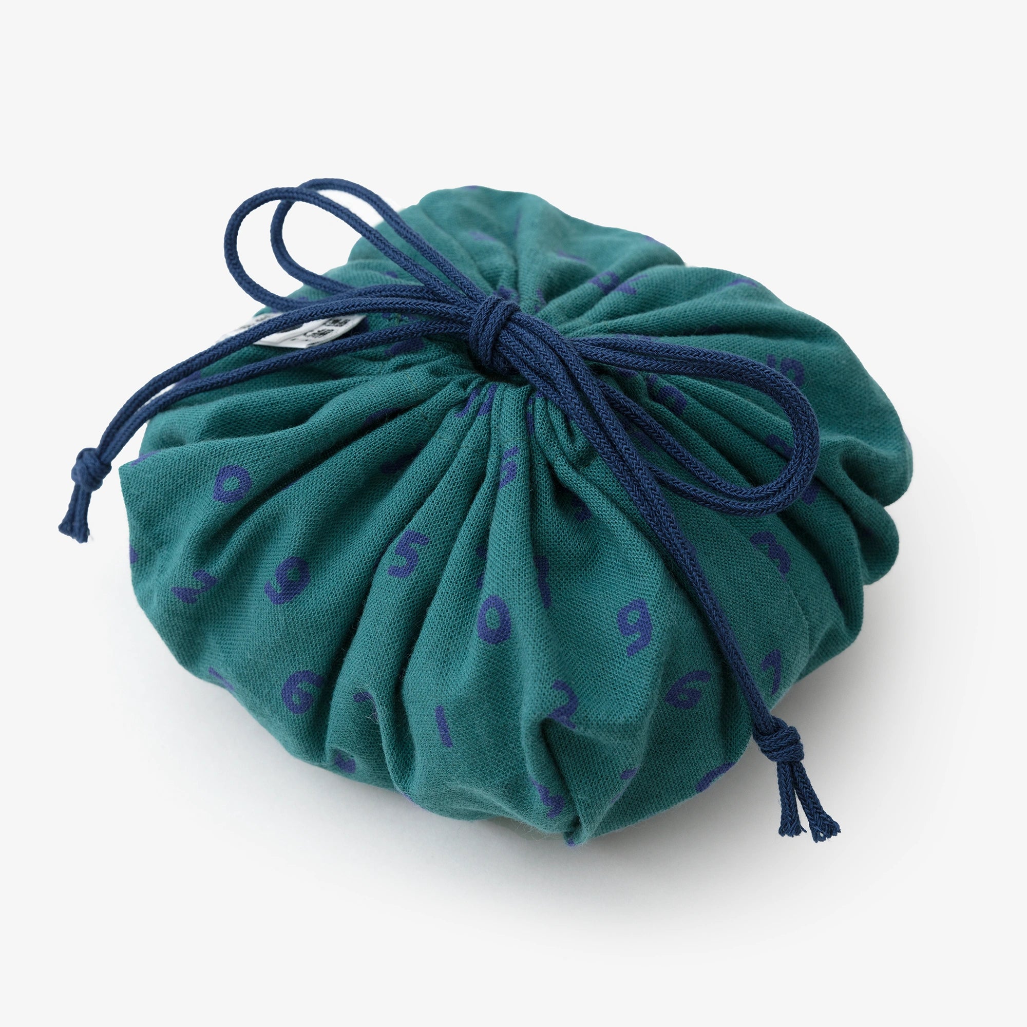 Ise cotton purse/beans SO-SU-U Bluish Green