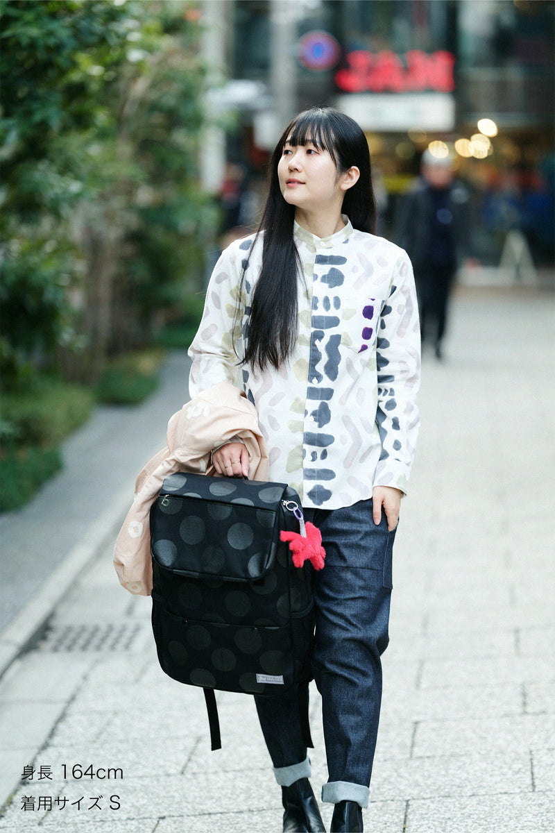 Takashima Jiji-Stehkragenhemd