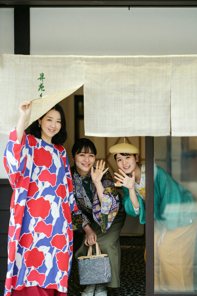 高島縮 薙刀長方形衣