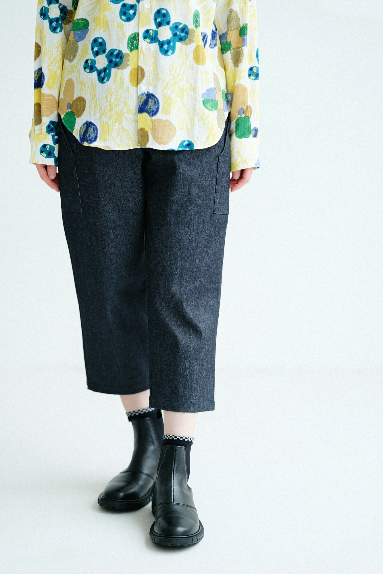  Hochelastischer Denim BIKE Stuteko/Indigo