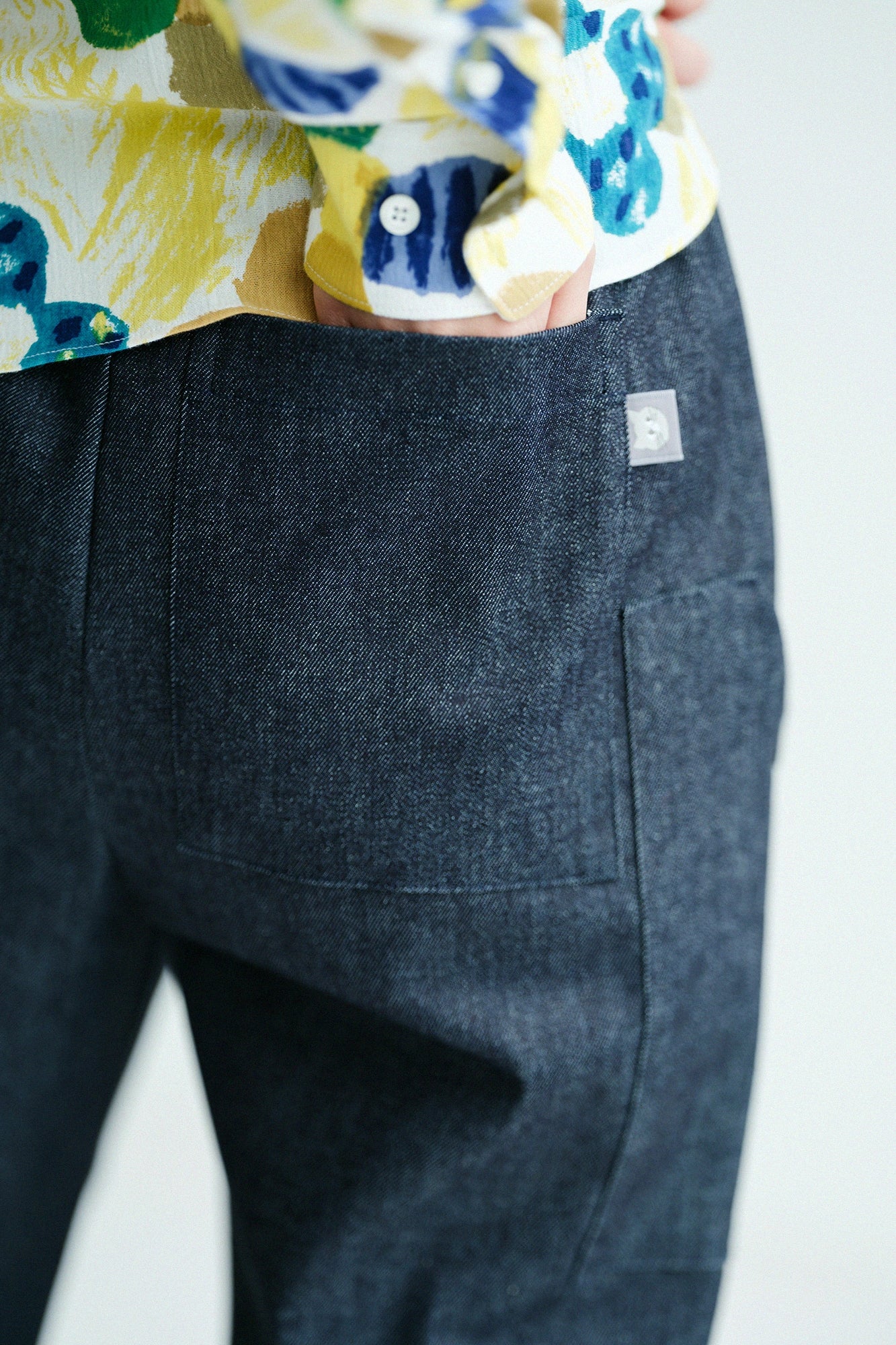  Hochelastischer Denim BIKE Stuteko/Indigo